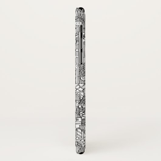 bringerbrood zwart wit Case-Mate iPhone case (Achterkant/links)