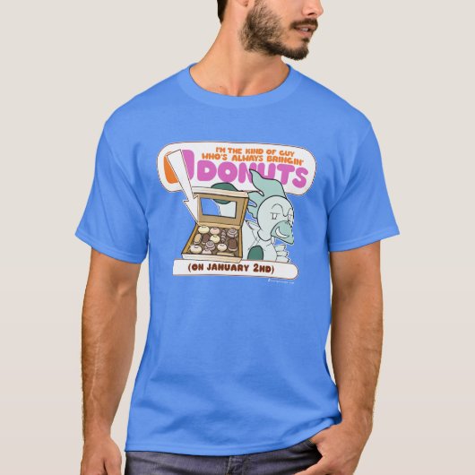 Bringin' Donuts - T-shirt van Mannen van vleeskuik (Voorkant)