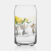 Bringing In The Christmas Cheese Blikvorm Glas (Achterkant)