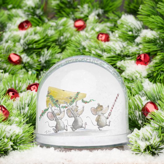 Bringing In The Christmas Cheese Sneeuwbol (Kerstmis)