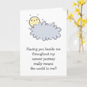 Bringing Me Sunshine - Zorgverlener voor kanker da Kaart (Gele Bloem)