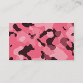 Brink Roze Camo; Camouflage Visitekaartje (Achterkant)