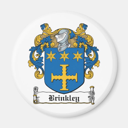 Brinkley Family Crest Magneet (Voorkant)