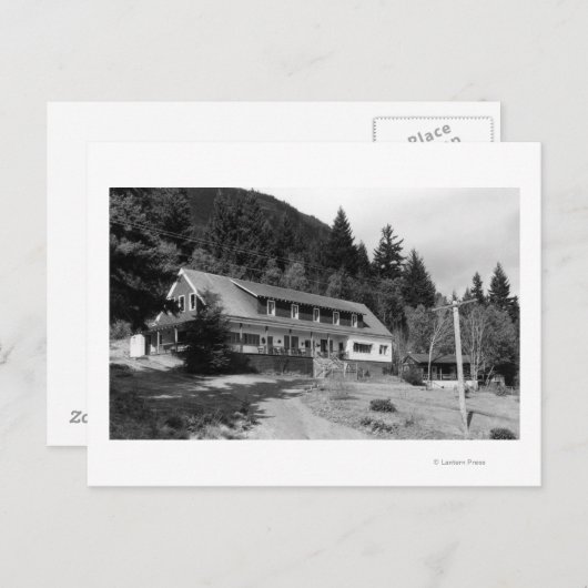 Brinnon, WA Uitzicht van de Olympische Inn op het  Briefkaart (Voorkant / Achterkant)