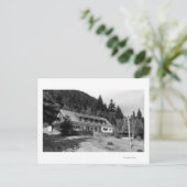 Brinnon, WA Uitzicht van de Olympische Inn op het Briefkaart (Staand voorkant)