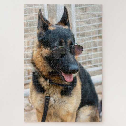 BRINQUEDO PASTOR ALEMÃO LEGPUZZEL (Verticaal)