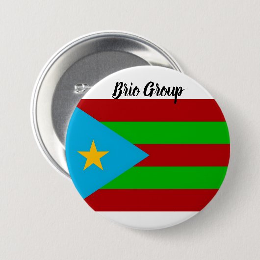 Brio Group Pin Ronde Button 7,6 Cm (Voorkant /achterkant)
