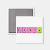 Briony periodieke table name magnet (Voorkant / Achterkant)