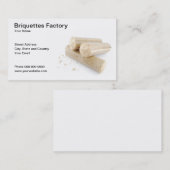Briquettes Factory Visitekaartje (Voorkant / Achterkant)