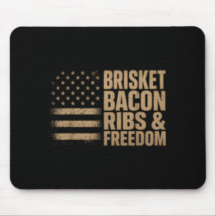 Bris Bacon Ribs Dom Grill Bbq Barbecue Vlees Muismat