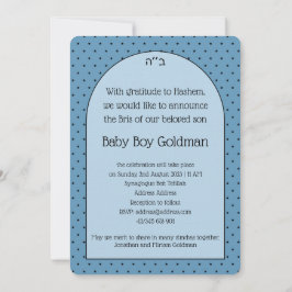 Bris Brit Milah Jewish Baby Naming Kaart