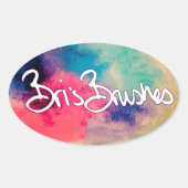 Bri's Brushes sticker (Voorkant)