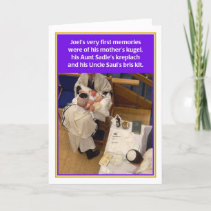 Bris Kit Jewish New Baby Boy Congratulations Card Kaart