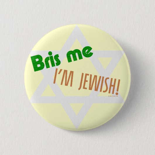 Bris Me Ik ben joodse Button (Voorkant)