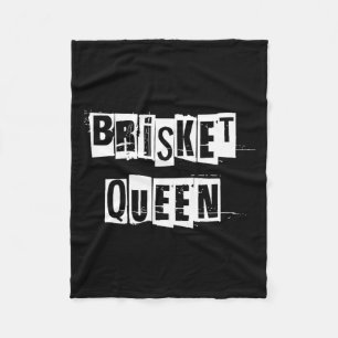 Bris Queen BBQ Picknick Fleece Deken