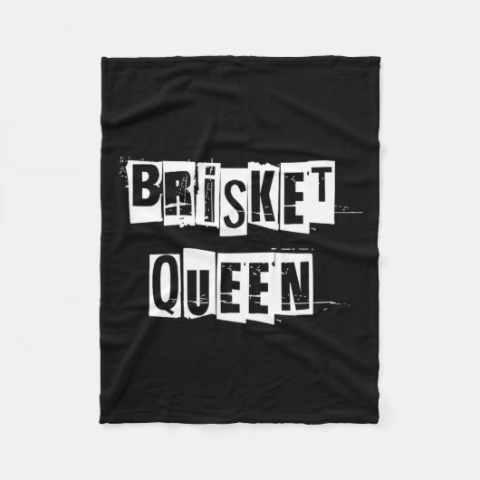 Bris Queen BBQ Picknick Fleece Deken (Voorkant)