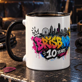 Brisbane 10 jaar mok