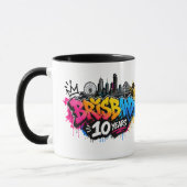Brisbane 10 jaar mok (Links)