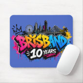 Brisbane 10 jaar muismat (Met muis)