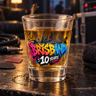 Brisbane 10 jaar shot glas
