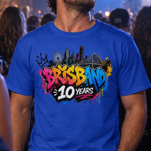 Brisbane 10 jaar t-shirt