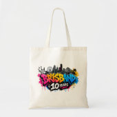 Brisbane 10 jaar tote bag (Voorkant)