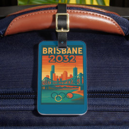 Brisbane 2032 Retro Futuristisch Australië, Story Bagagelabel