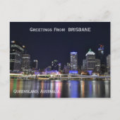 Brisbane Australia Briefkaart (Voorkant)