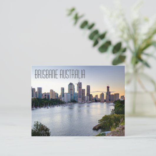 Brisbane Australia briefkaart (Staand voorkant)