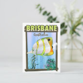 Brisbane Australia Tropical REISTER Briefkaart (Staand voorkant)