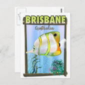 Brisbane Australia Tropical REISTER Briefkaart (Voorkant / Achterkant)