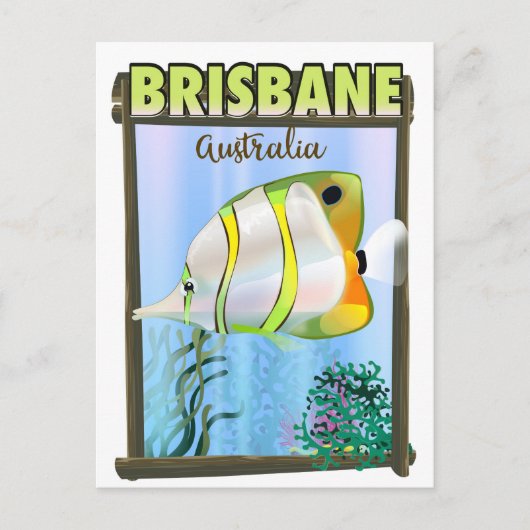 Brisbane Australia Tropical REISTER Briefkaart (Voorkant)