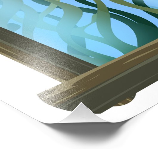 Brisbane Australia Tropical REISTER Foto Afdruk (Hoek)