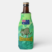 Brisbane Australië, 2032, Kangoeroe, Aussie Spirit Flesjeskoeler (Fles Voorkant)