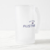 Brisbane Australië Matglas Bierpul (Voorkant rechts)