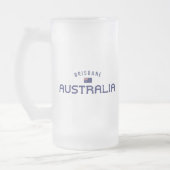 Brisbane Australië Matglas Bierpul (Links)