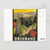 Brisbane, Australië reisposter Briefkaart (Achterkant)
