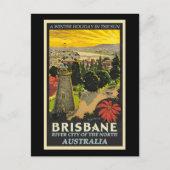 Brisbane, Australië reisposter Briefkaart (Voorkant)