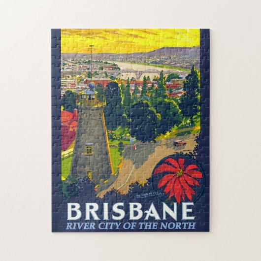 Brisbane, Australië, River City of the North Legpuzzel (Verticaal)