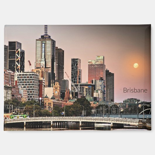 Brisbane, Australië stadsgezicht Magneet (Voorkant)