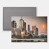 Brisbane, Australië stadsgezicht Magneet (Voorkant / Achterkant)