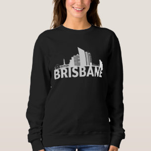 Brisbane Australië Stadssilhouet Overzicht Trui