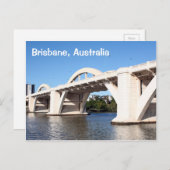 Brisbane, Australië: William Jolly Bridge Feestdagenkaart (Voorkant / Achterkant)