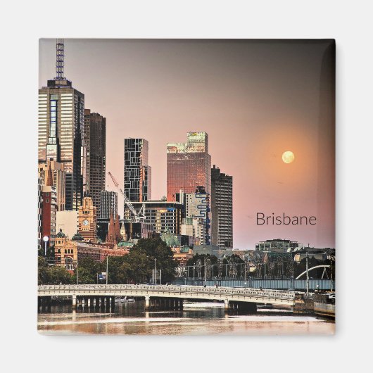 Brisbane, Australische cityscape foto Magneet (Voorkant)