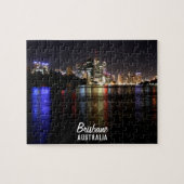 Brisbane bij de nachtpuzzel legpuzzel (Horizontaal)