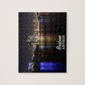 Brisbane bij de nachtpuzzel legpuzzel (Verticaal)