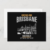 Brisbane Briefkaart (Voorkant / Achterkant)