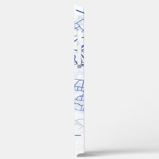 Brisbane City Map Blue Tint Case-Mate iPhone Case (Achterkant / Links)