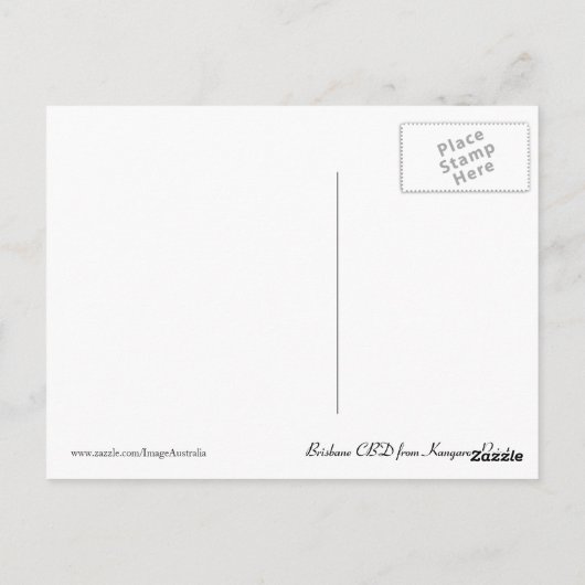 Brisbane City, Night Skyline, Oostenrijks Briefkaa Briefkaart (Achterkant)