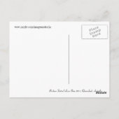 Brisbane Festival Australië, Briefkaart (Achterkant)